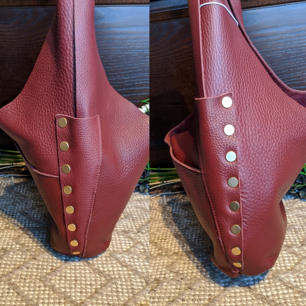 🛍️SOLD🛍️Hammitt crimson hobo and wallet set - Picture 3 of 8